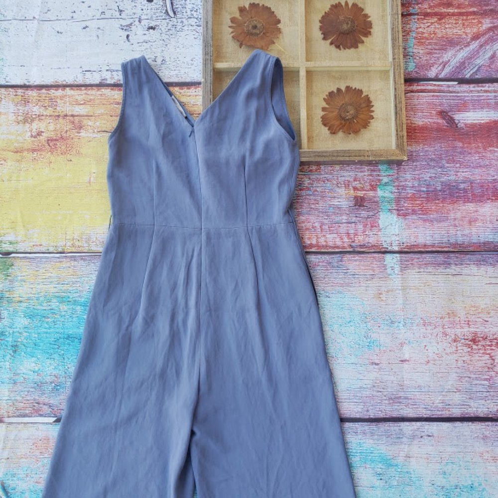 Everlane The Japanese Essential Blue Jumpsuit 00 - Picture 9 of 11